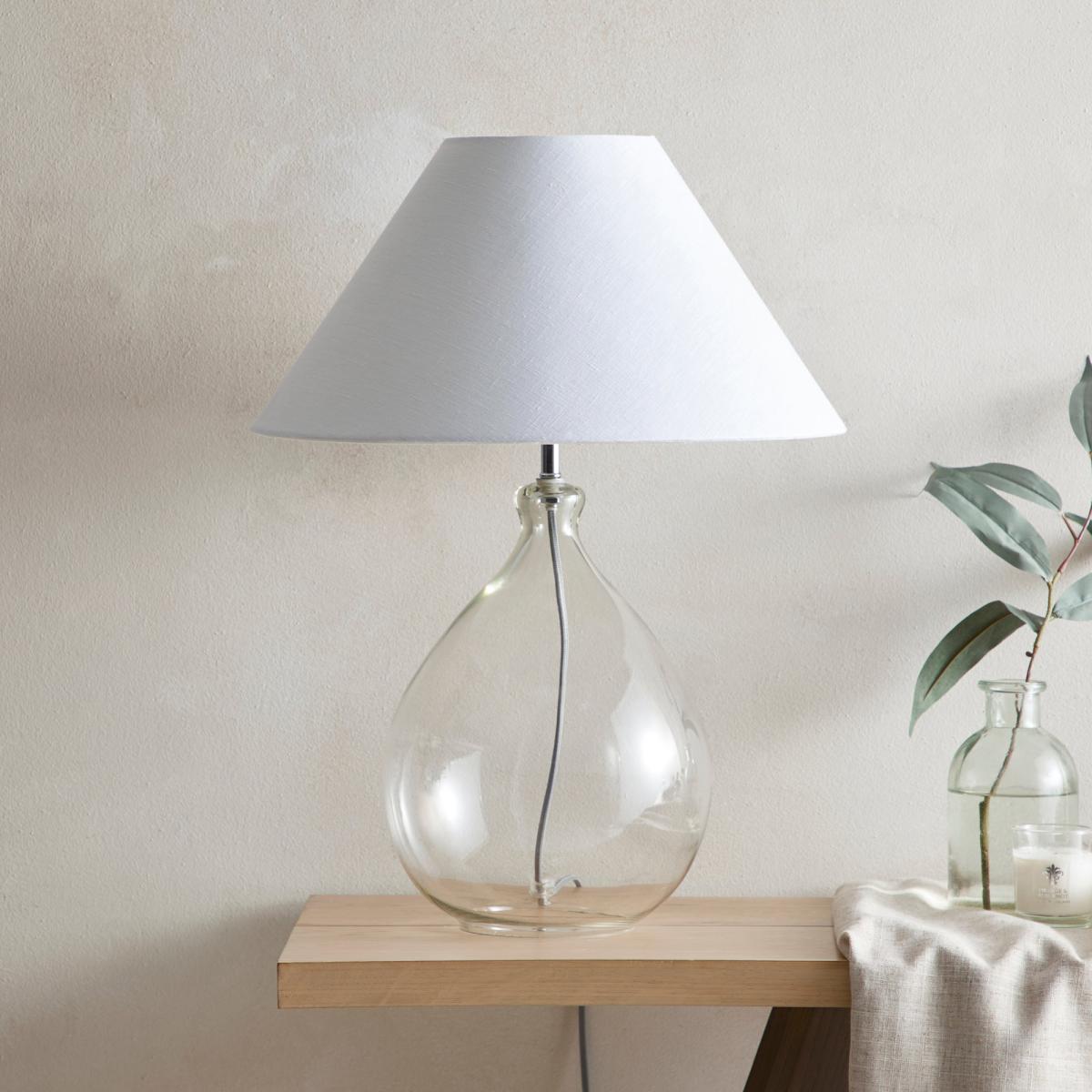 Dorma Purity Wimborne Glass Table Lamp Clear Clear – image 2
