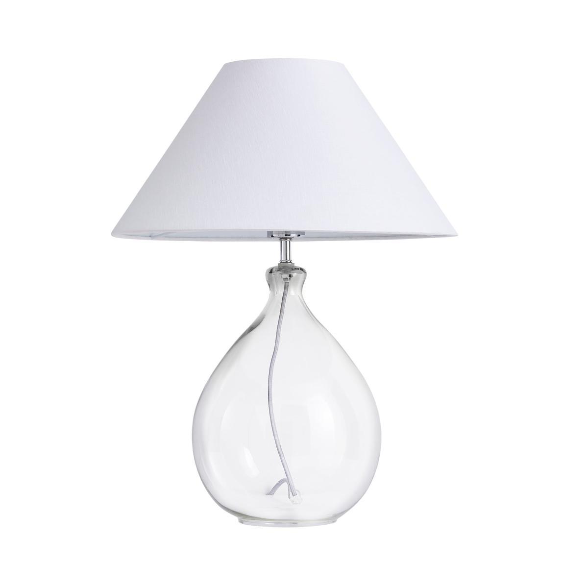 Dorma Purity Wimborne Glass Table Lamp Clear Clear – image 4