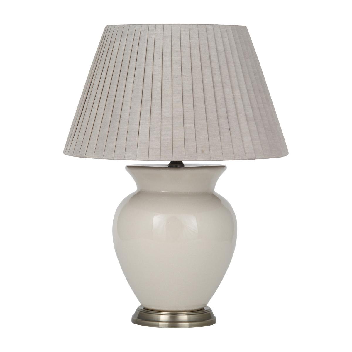 Hadley Cream Ceramic Table Lamp Cream – image 2