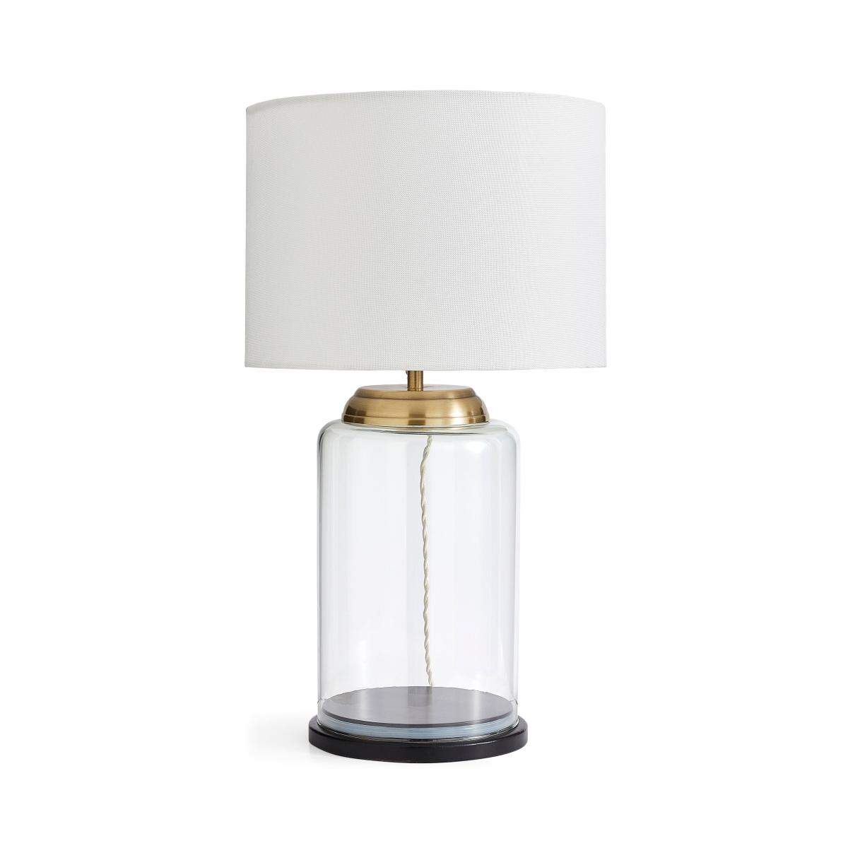 Table Lamp Clear and Brass Clear – image 5