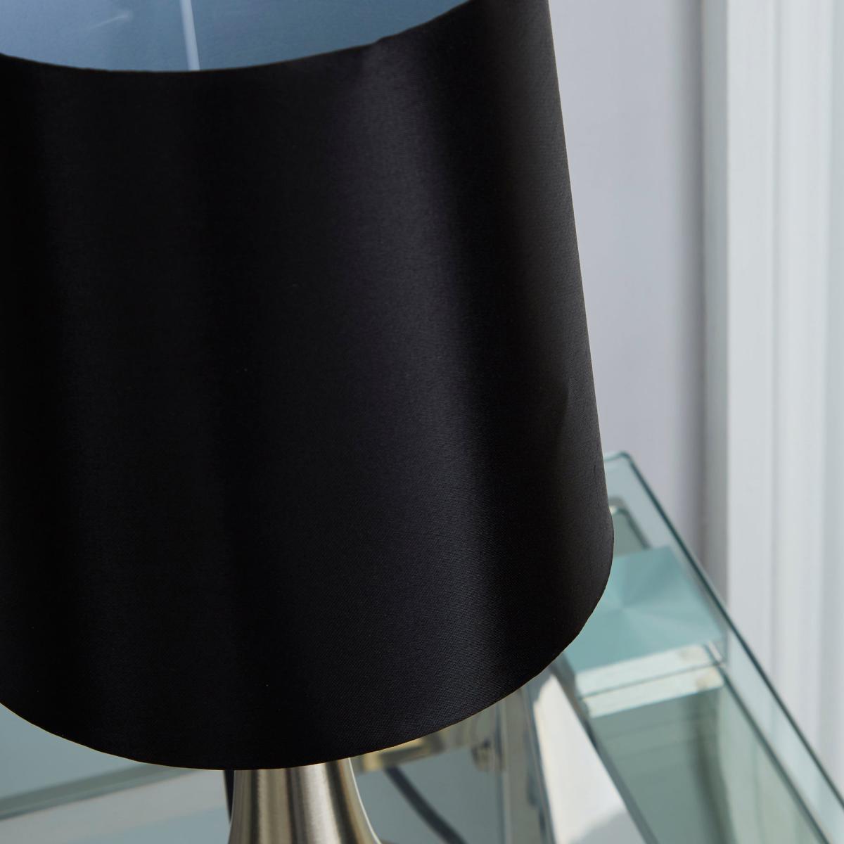 Rimini Black Touch Dimmable Lamp Black – image 4