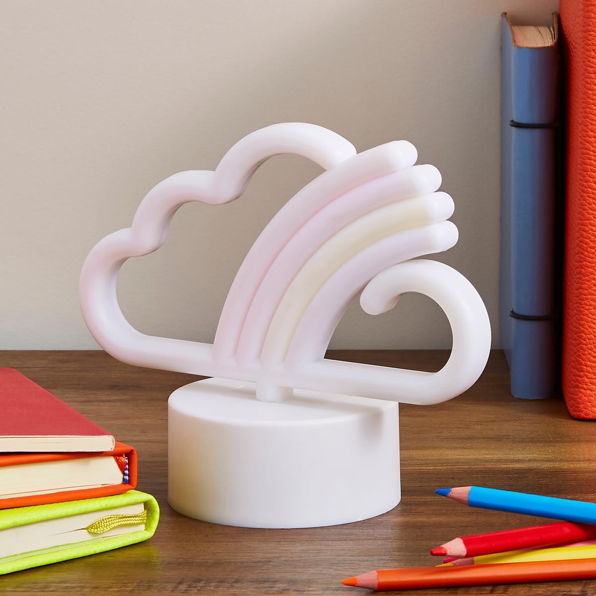 Rainbow Neon Table Light MultiColoured – image 2