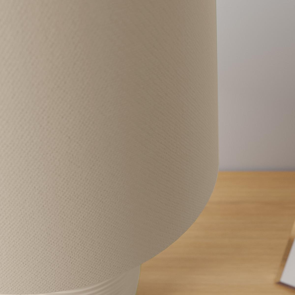 Luna Set of 2 Stoneware Hummus Table Lamp Natural – image 5