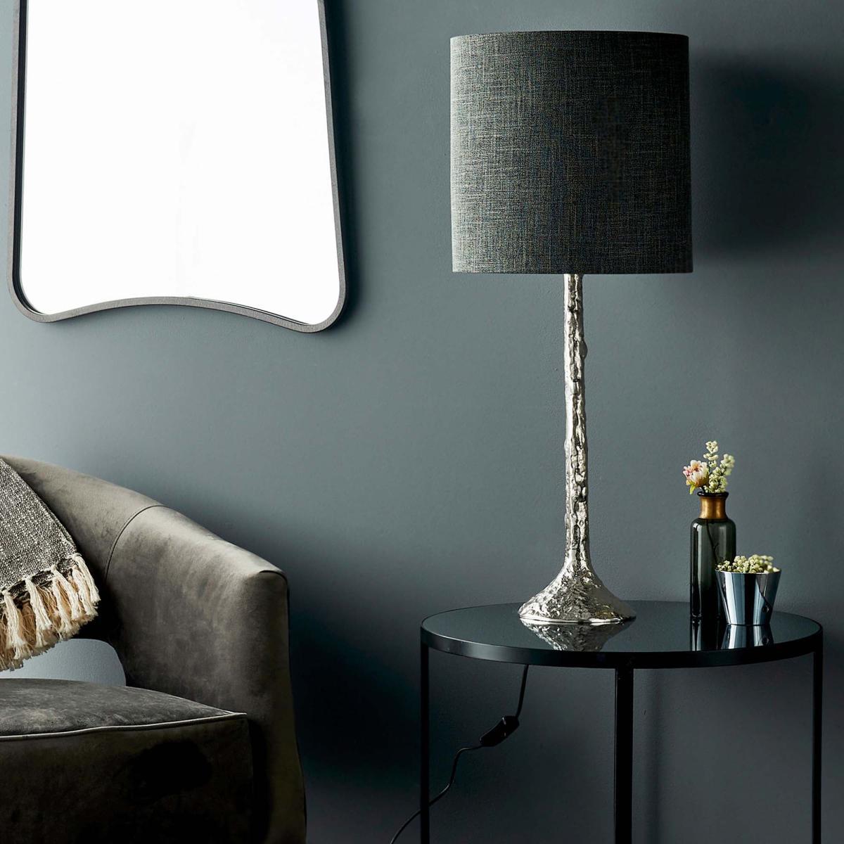 Vogue Pelosa Table Lamp Base Silver – image 2