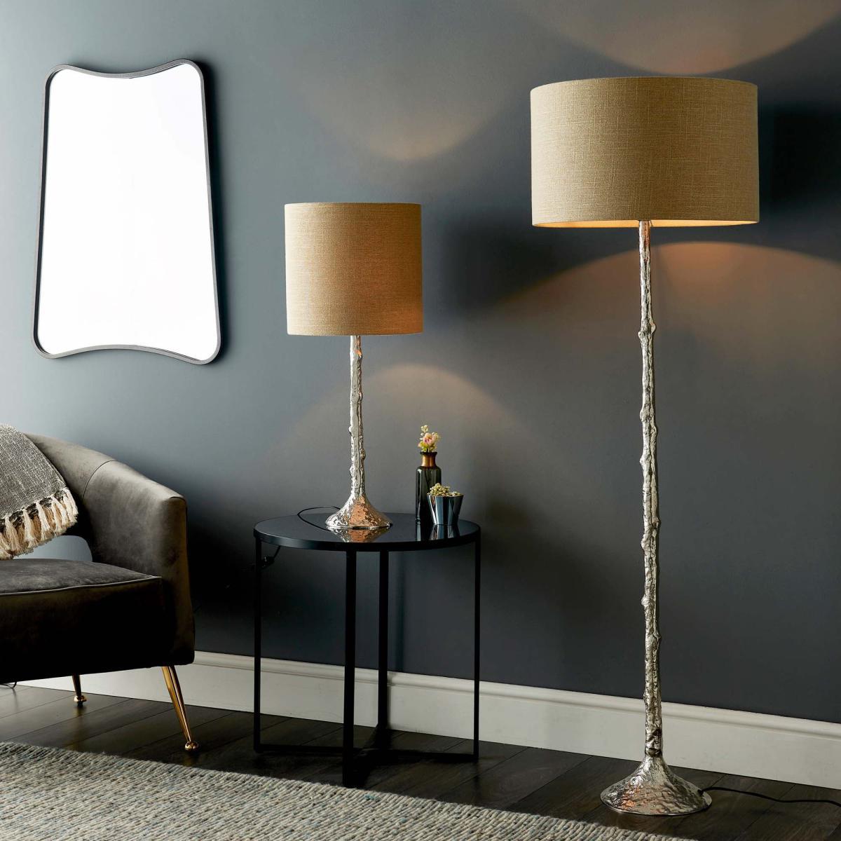 Vogue Pelosa Table Lamp Base Silver – image 3
