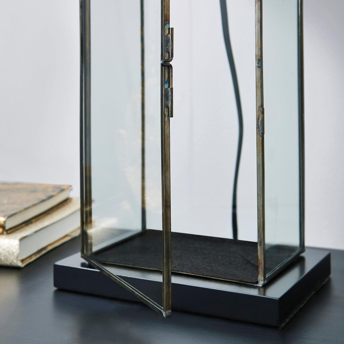 Maya Glass Table Lamp Black – image 4