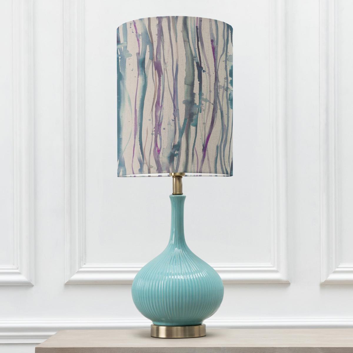 Ursula Table Lamp with Falls Shade Falls Indigo Blue – image 2