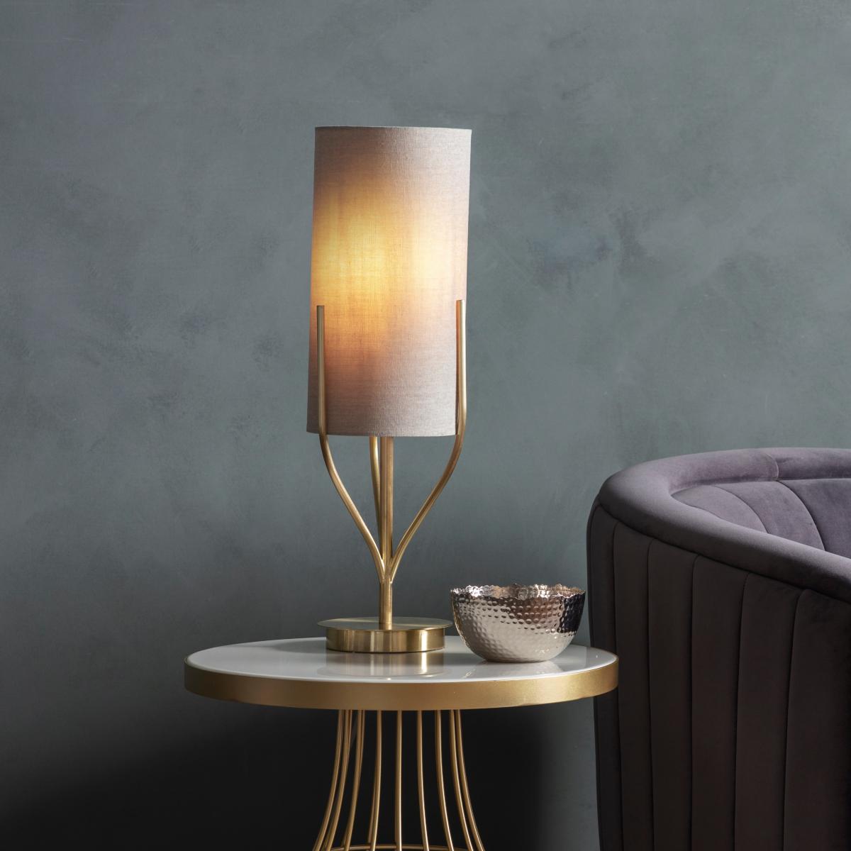 Vogue Linwood Table Lamp Gold – image 1