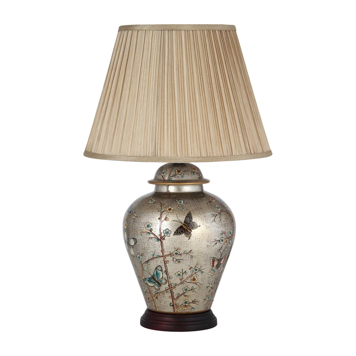 Papilion Butterfly Ceramic Table Lamp Gold – image 2