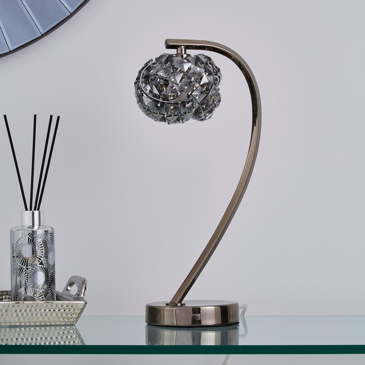 Cecilie Table Lamp Dark Chrome Chrome – image 2