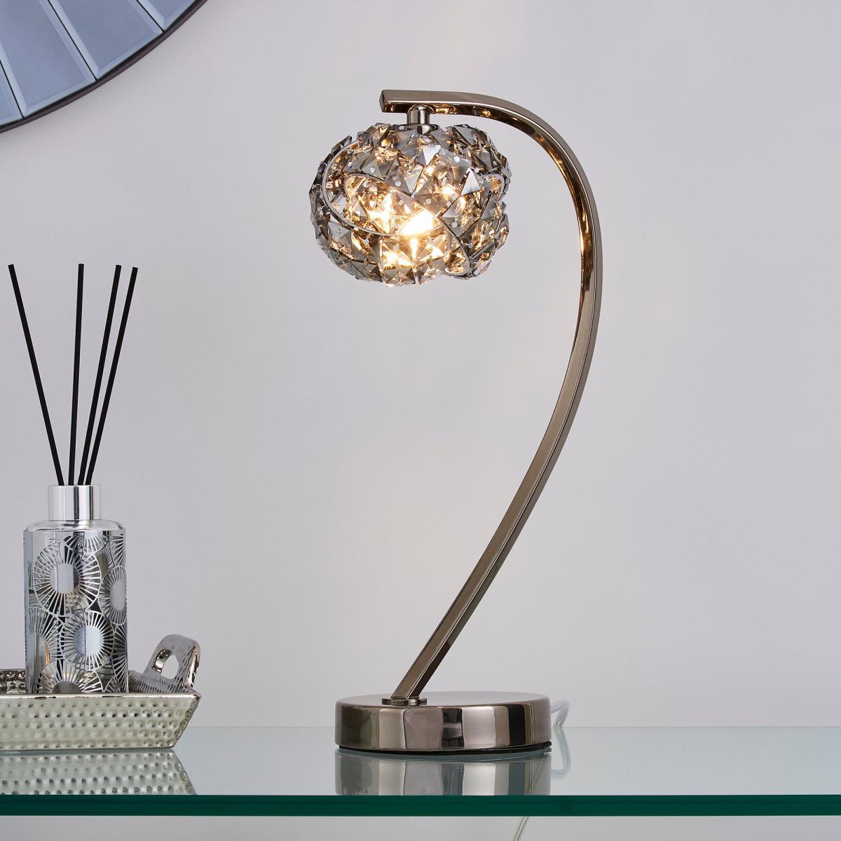 Cecilie Table Lamp Dark Chrome Chrome – image 1