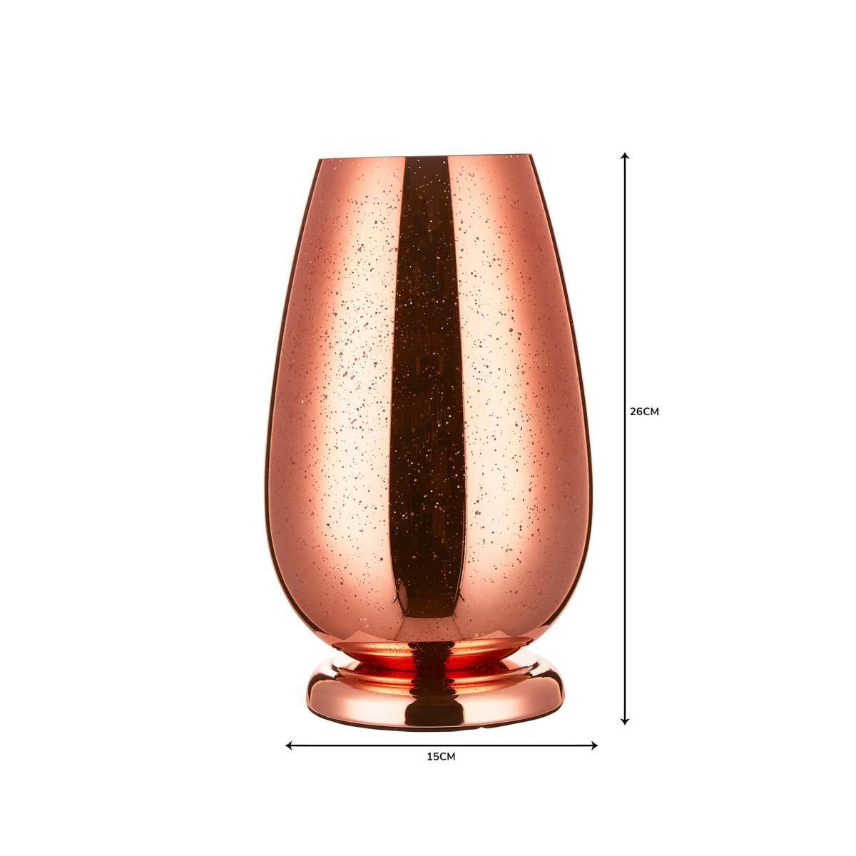 Ivy Copper Glass Table Lamp Copper – image 6