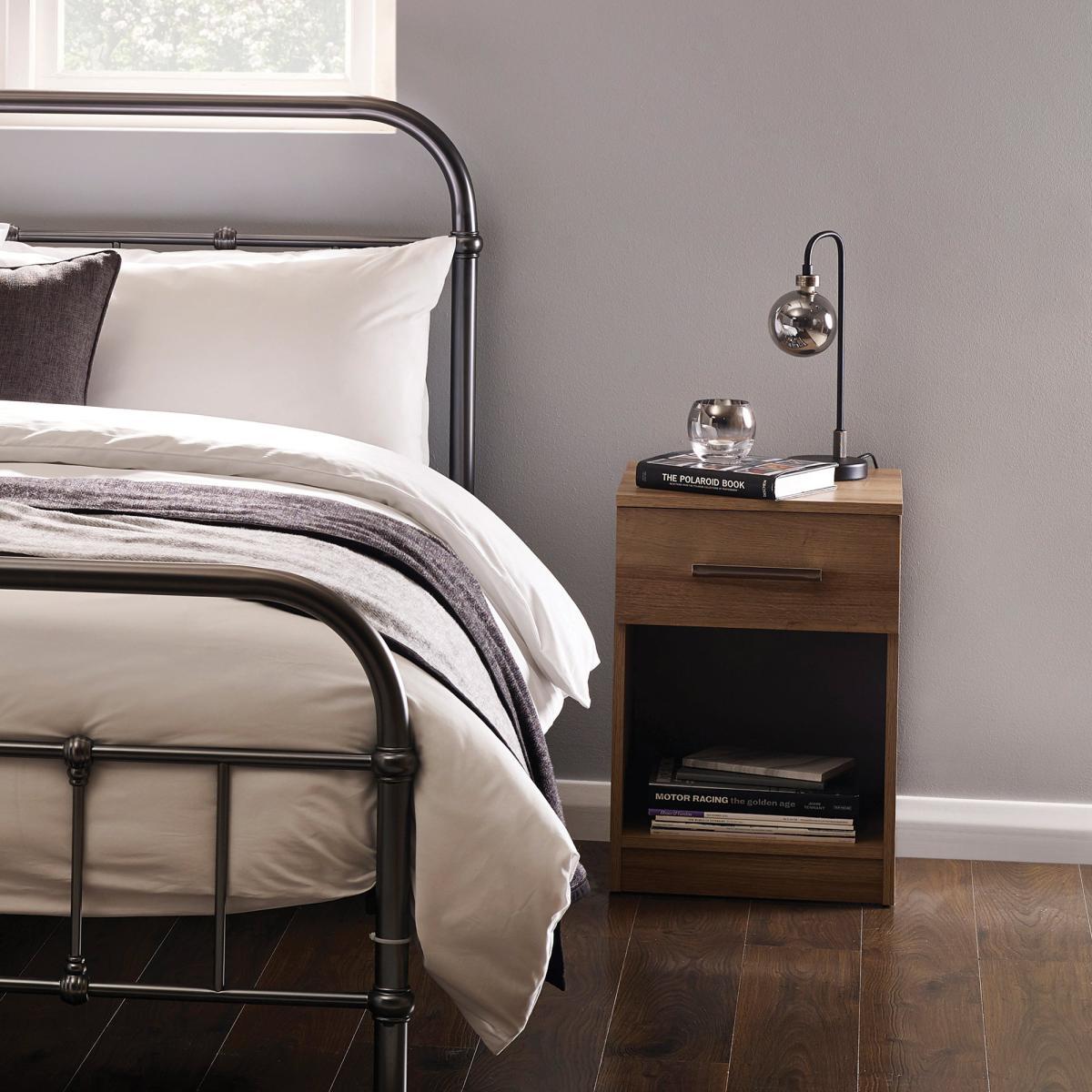 Tanner Black and Smoked Glass Table Lamp Black – image 3