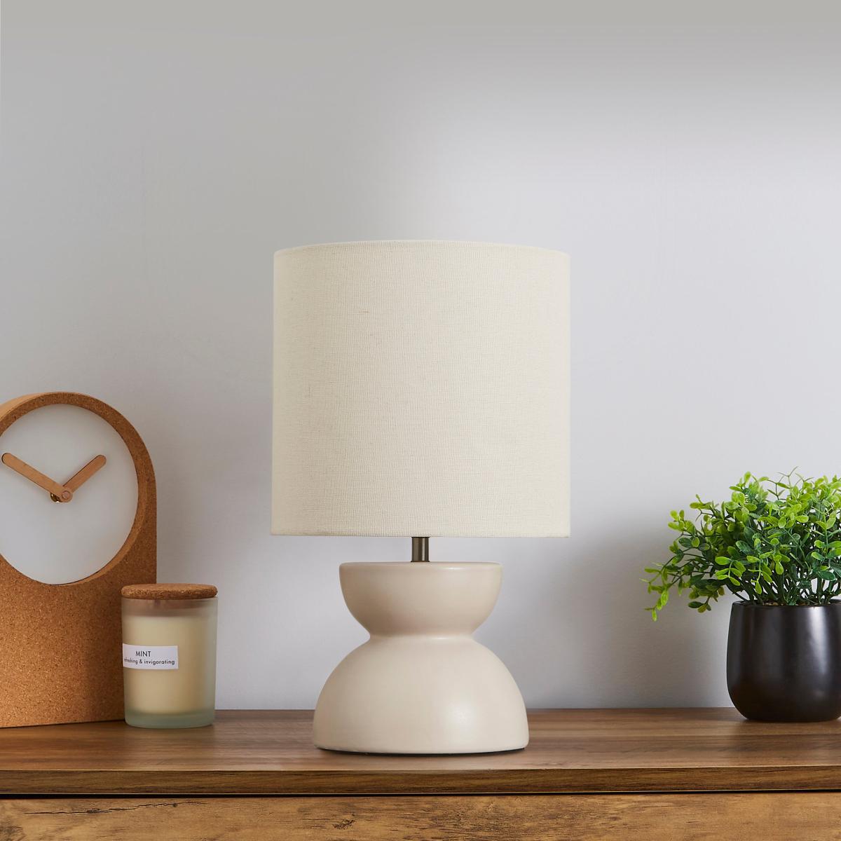 Quebec 37cm Table Lamp Brown – image 2