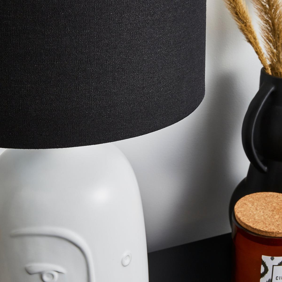 Faces Table Lamp Ivory – image 3
