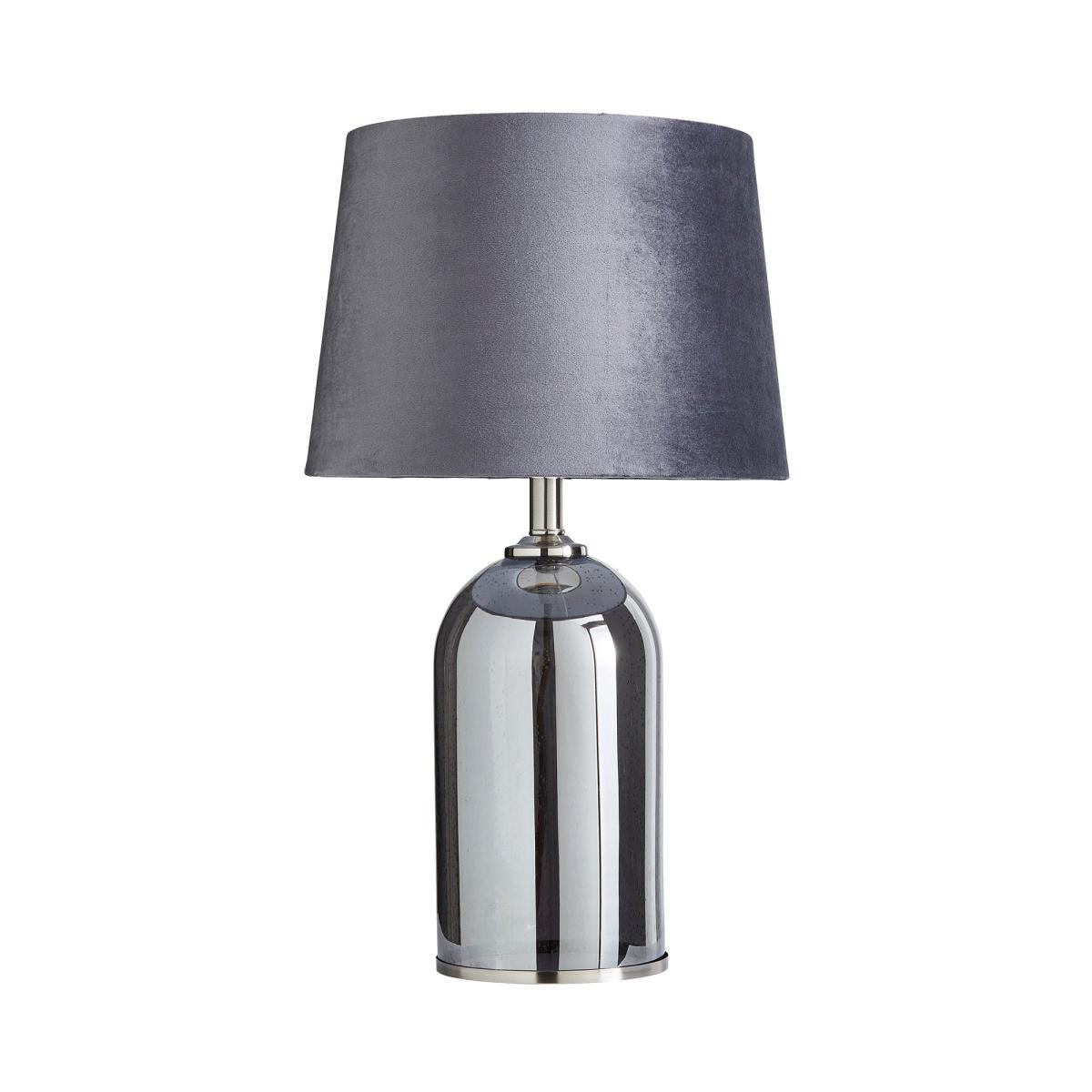 Lenny Smoked Glass Table Lamp Grey – image 5