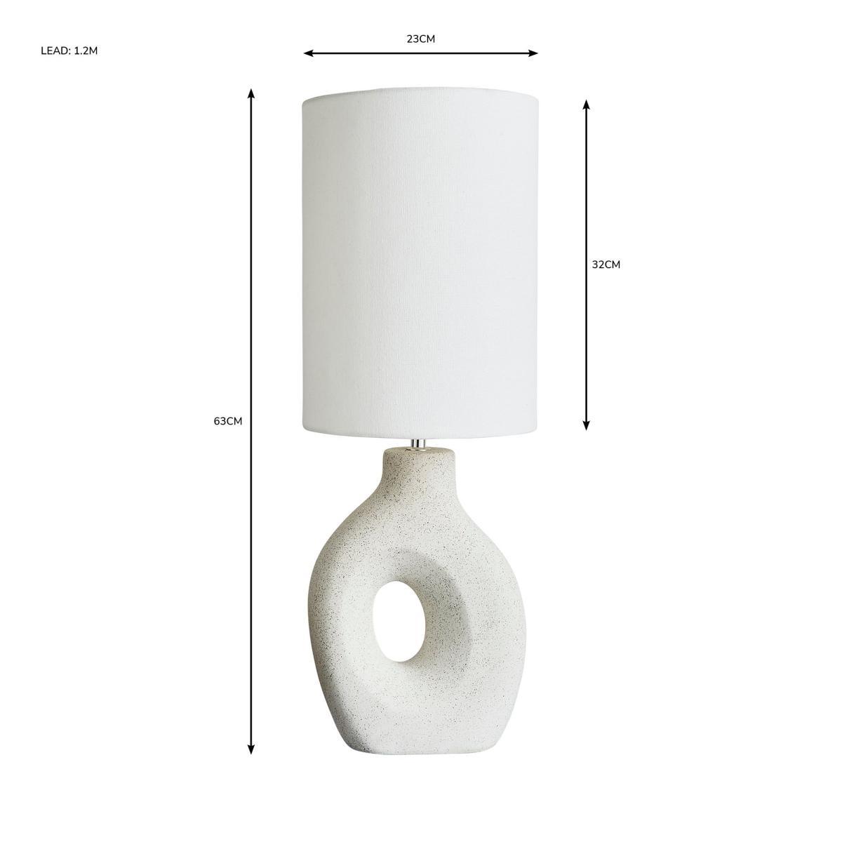 Dinah Table Lamp White White – image 6