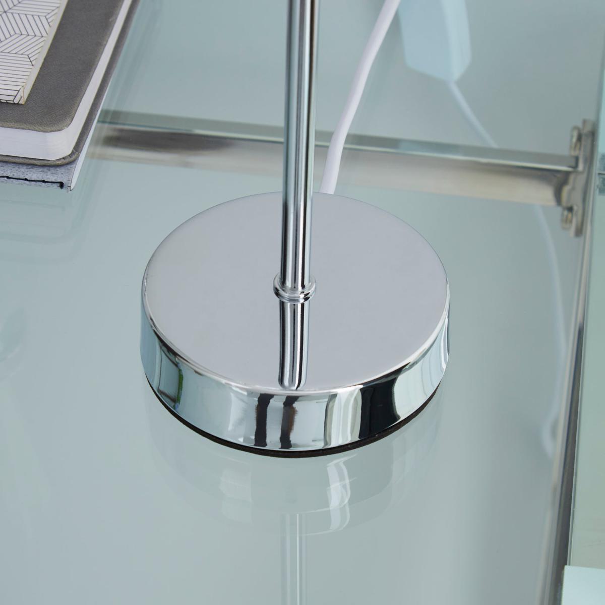 Paloma Chrome Lamp Clear – image 3