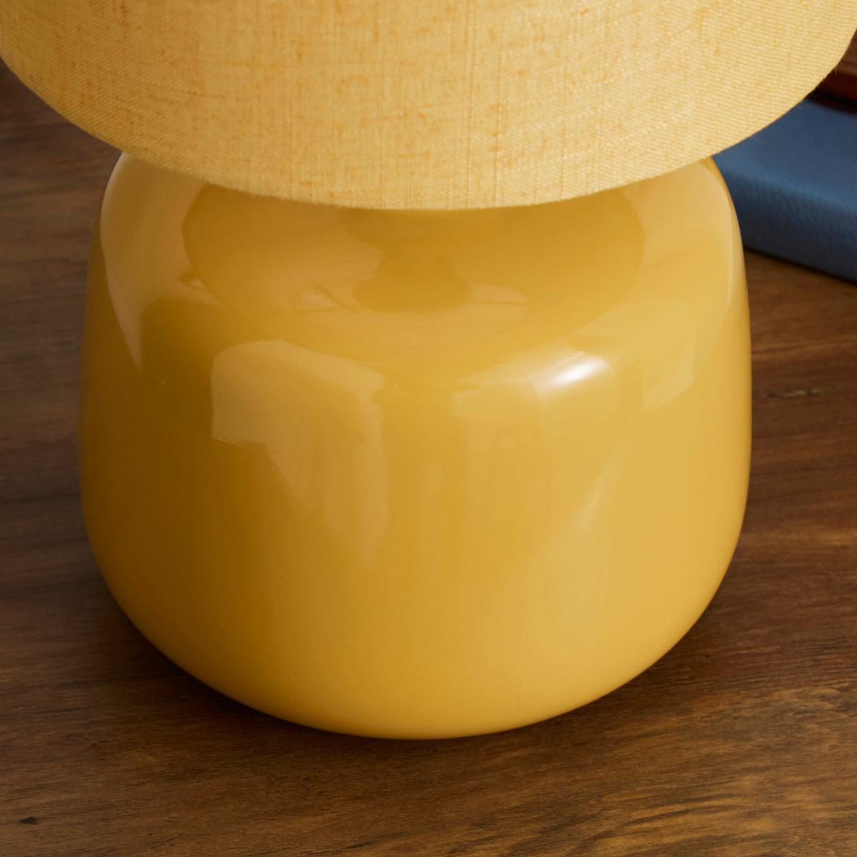 Oslo Ceramic Ochre Table Lamp Ochre – image 3