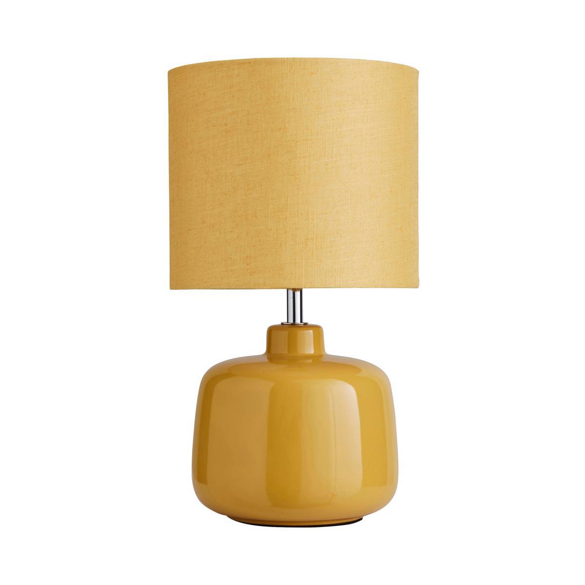 Oslo Ceramic Ochre Table Lamp Ochre – image 5