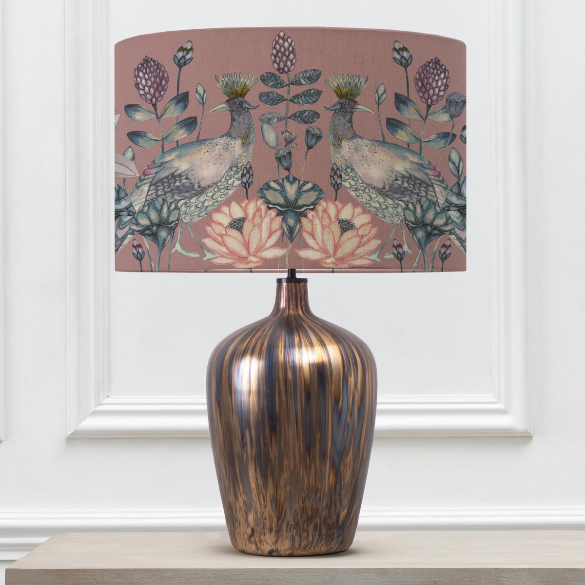 Olywn Table Lamp with Ahura Shade Ahura Mauve Purple – image 2