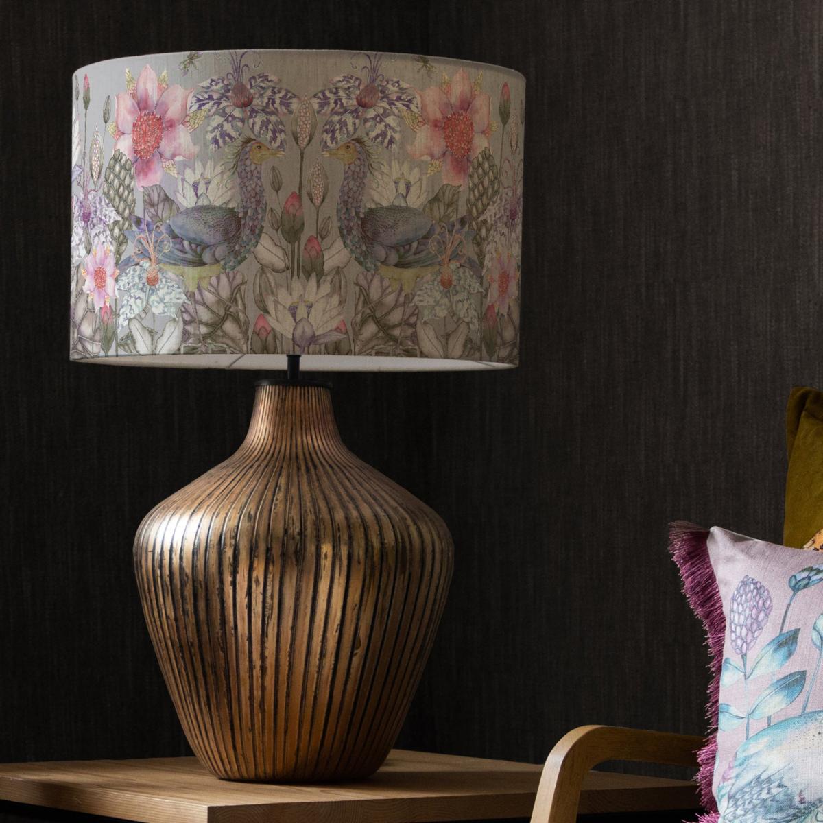 Zelena Table Lamp with Acanthis Shade Bronze – image 1