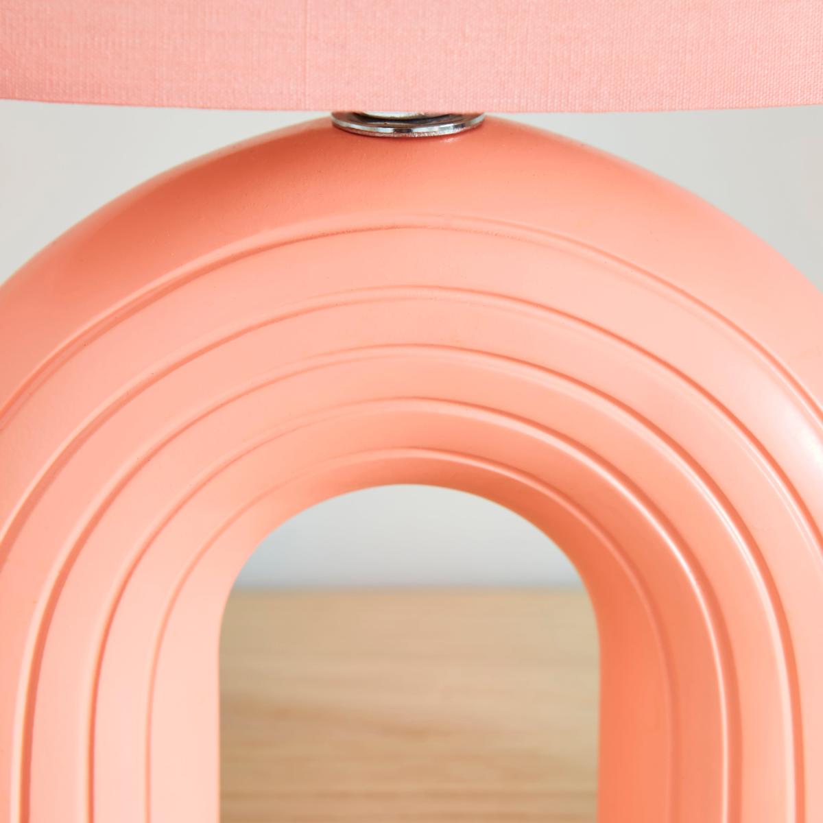 Rumey Arch Table Lamp Pink – image 4