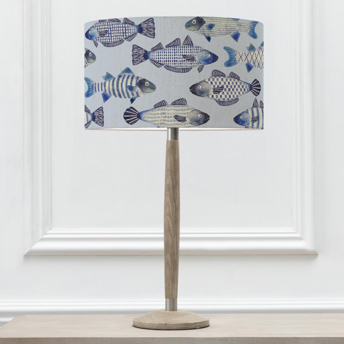 Solensis Table Lamp with Cove Shade Cobalt Blue – image 2