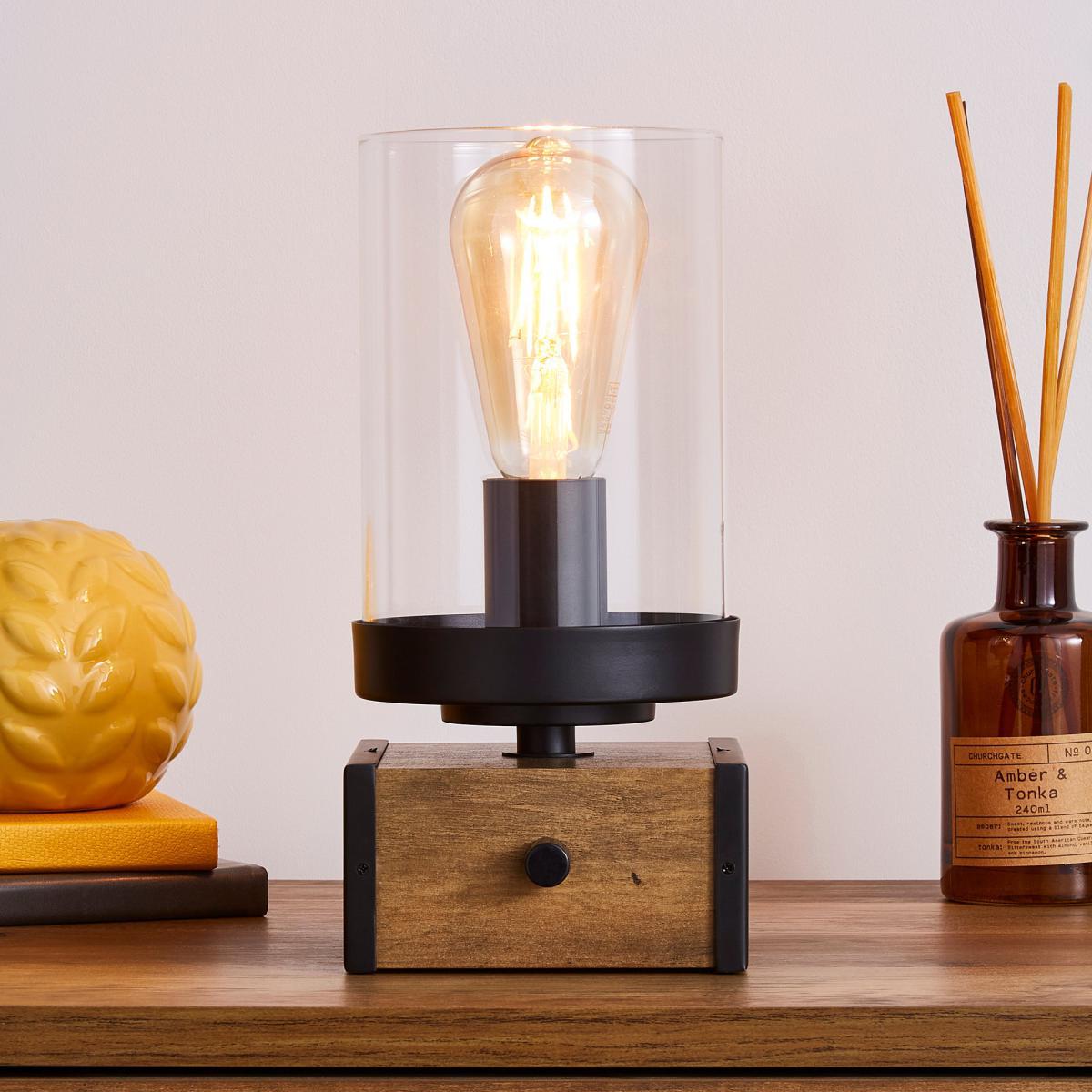 Fulton Dimmable Table Lamp Pine – image 1