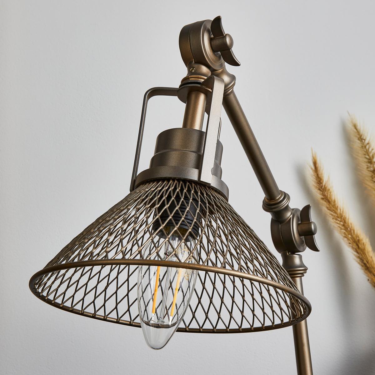 Nicholas Industrial Table Lamp Pewter – image 3