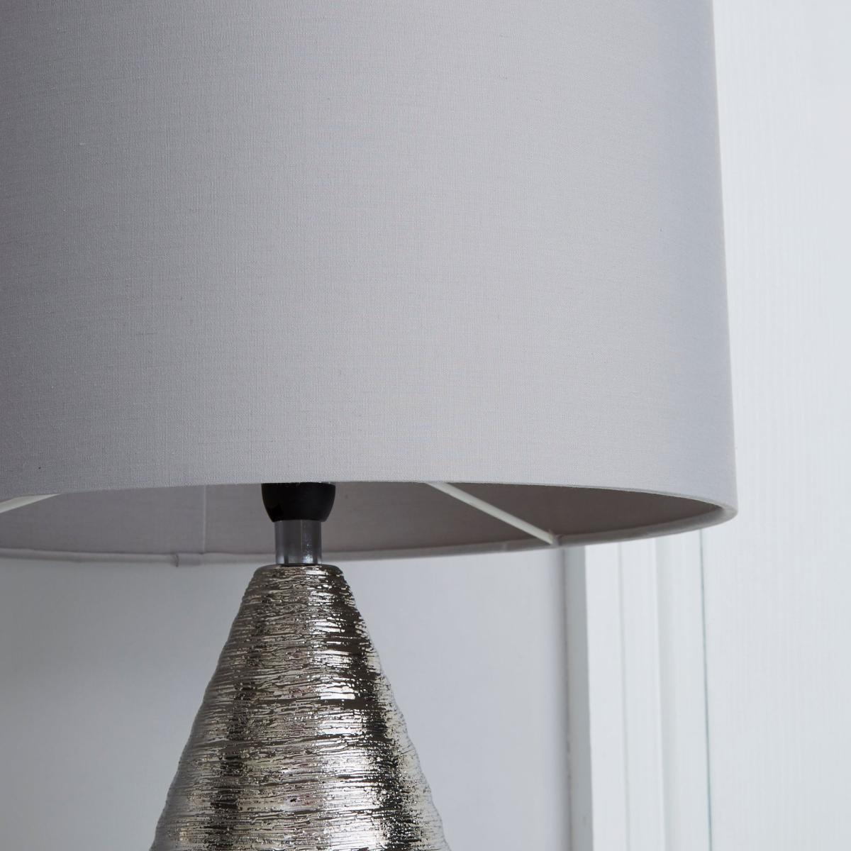 Costola Chrome Touch Dimmable Table Lamp Chrome, Light Grey – image 3