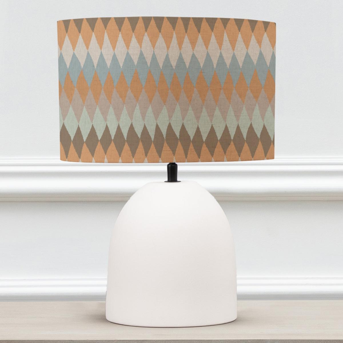 Larissa Table Lamp with Mesa Shade Mesa Granite Grey