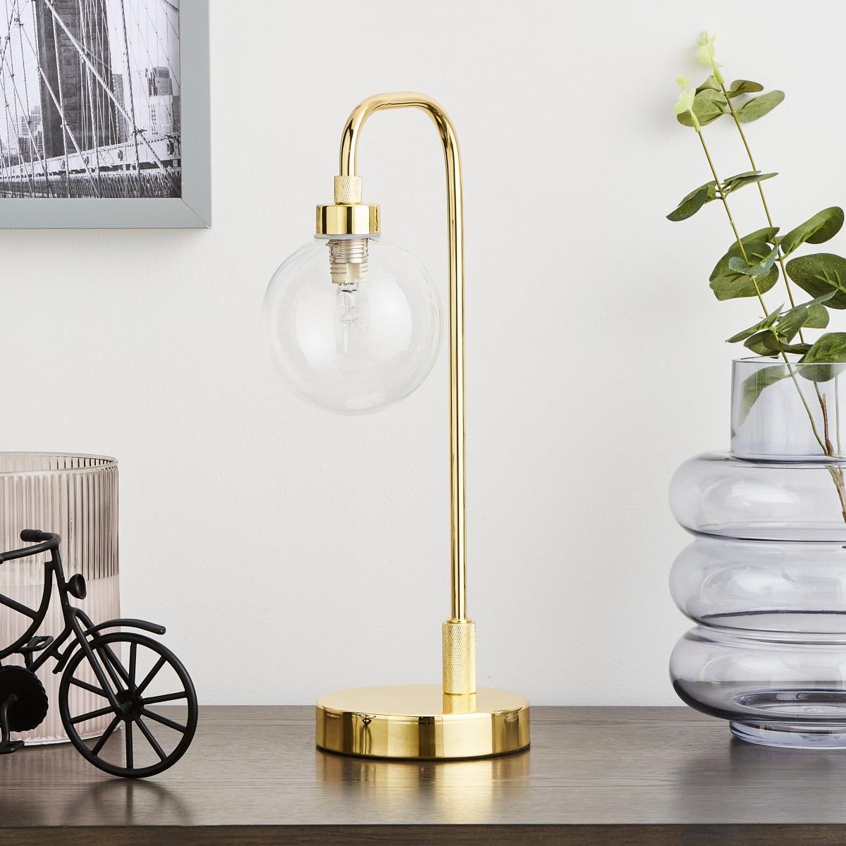 Tanner Table Lamp Gold – image 2