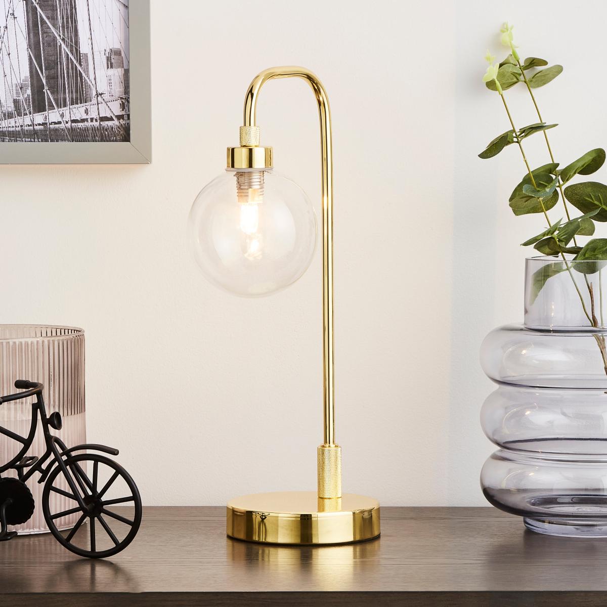 Tanner Table Lamp Gold – image 1