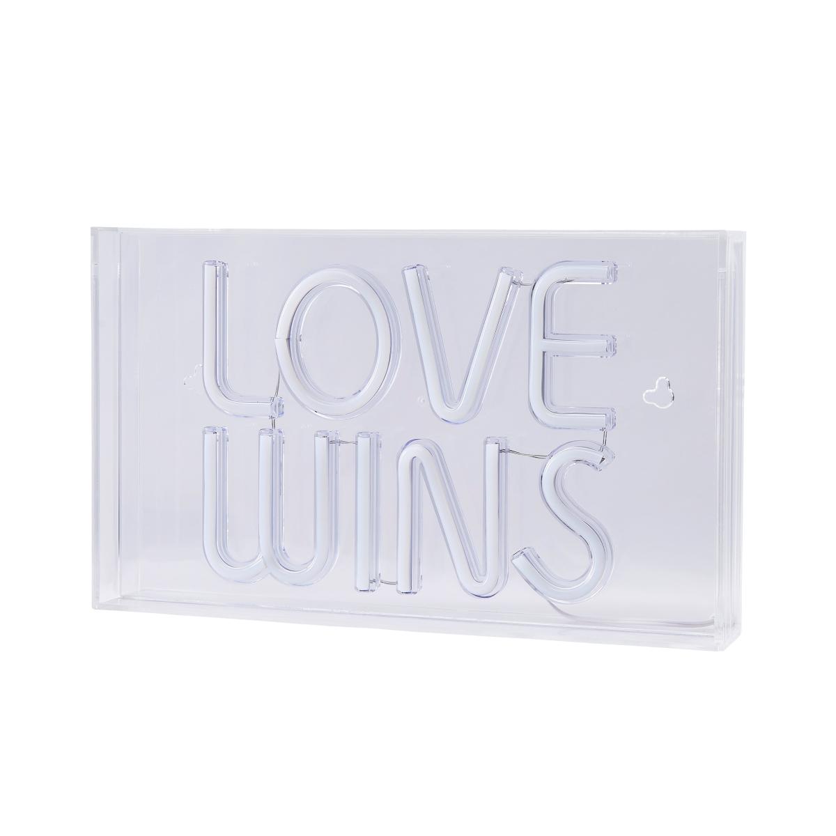Love Wins Neon Sign MultiColoured – image 4
