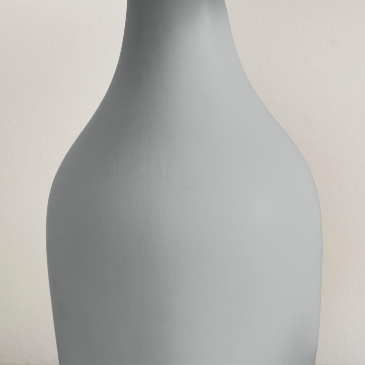 Ava Stoneware Table Lamp Silver – image 3