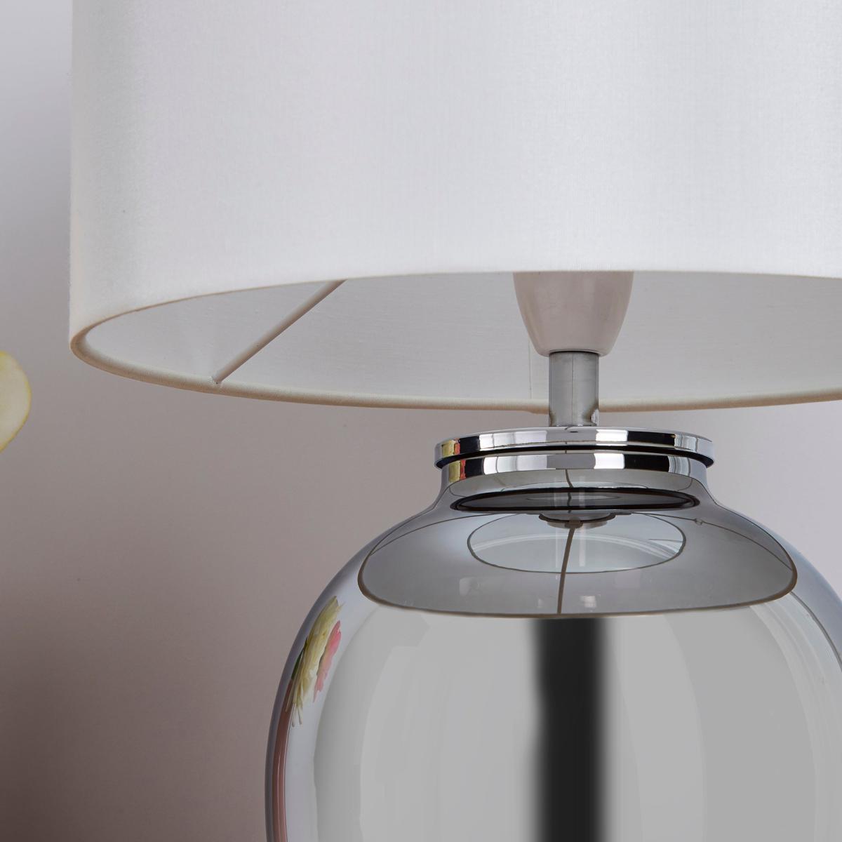 Seychelles Smoked Table Lamp Grey – image 3