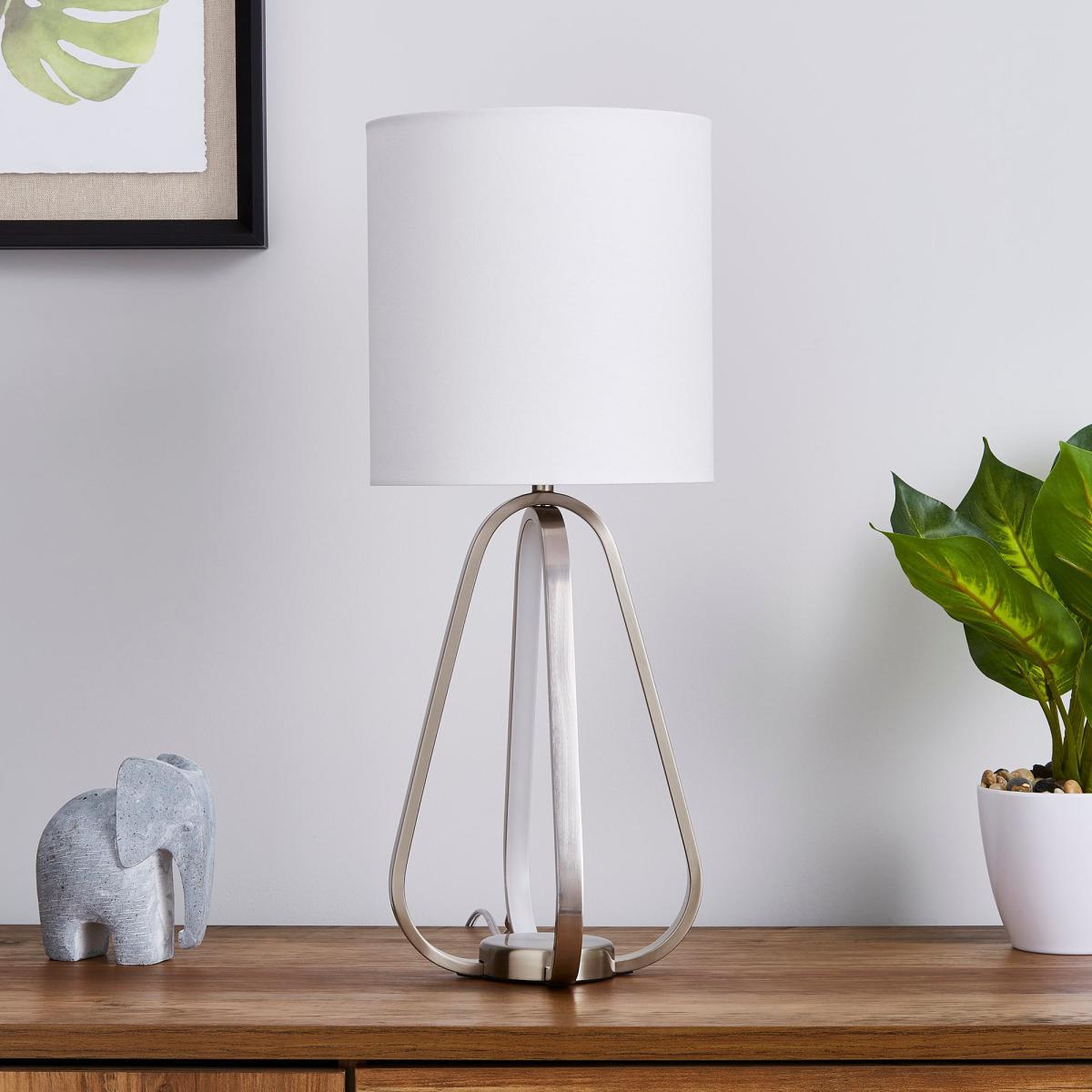 Robyn Dual Lit Integrated LED Table Lamp White White – image 2