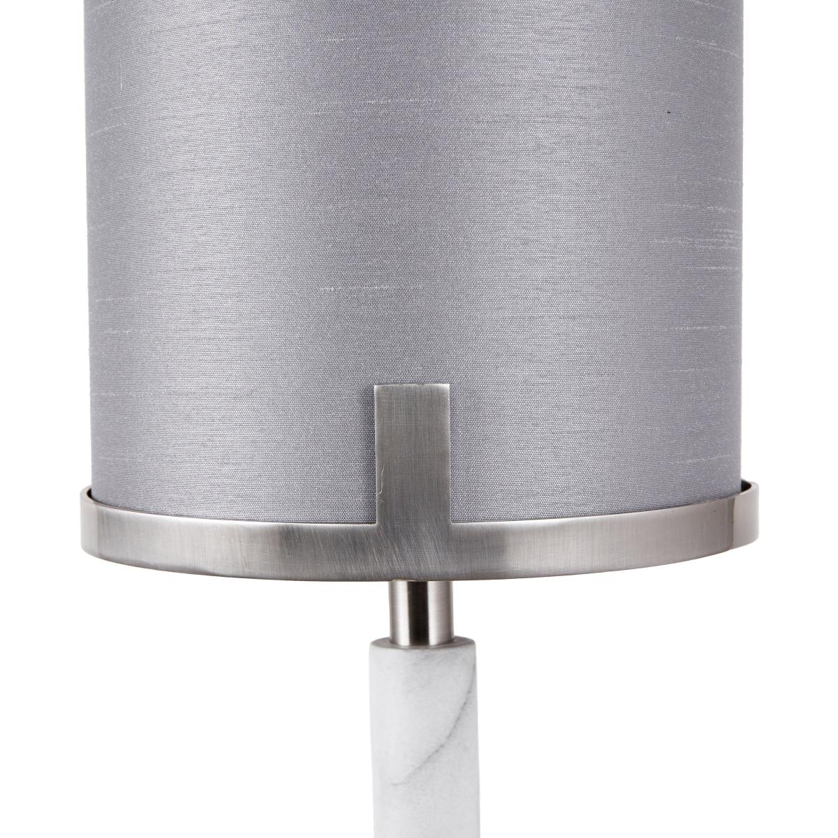 Midland Marble Effect Table Lamp Grey – image 3