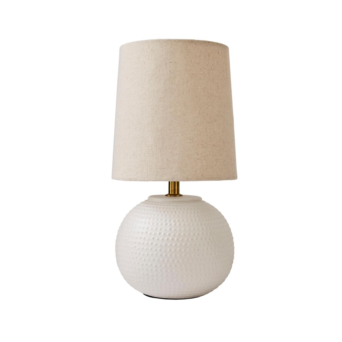 Tierra Ceramic Table Lamp, Small White – image 6