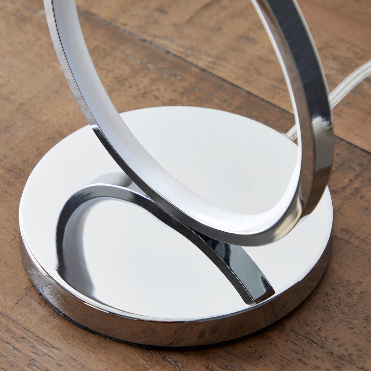 Infinity LED Chrome Table Lamp Chrome – image 3