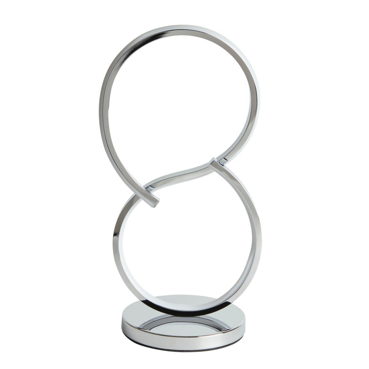 Infinity LED Chrome Table Lamp Chrome – image 5