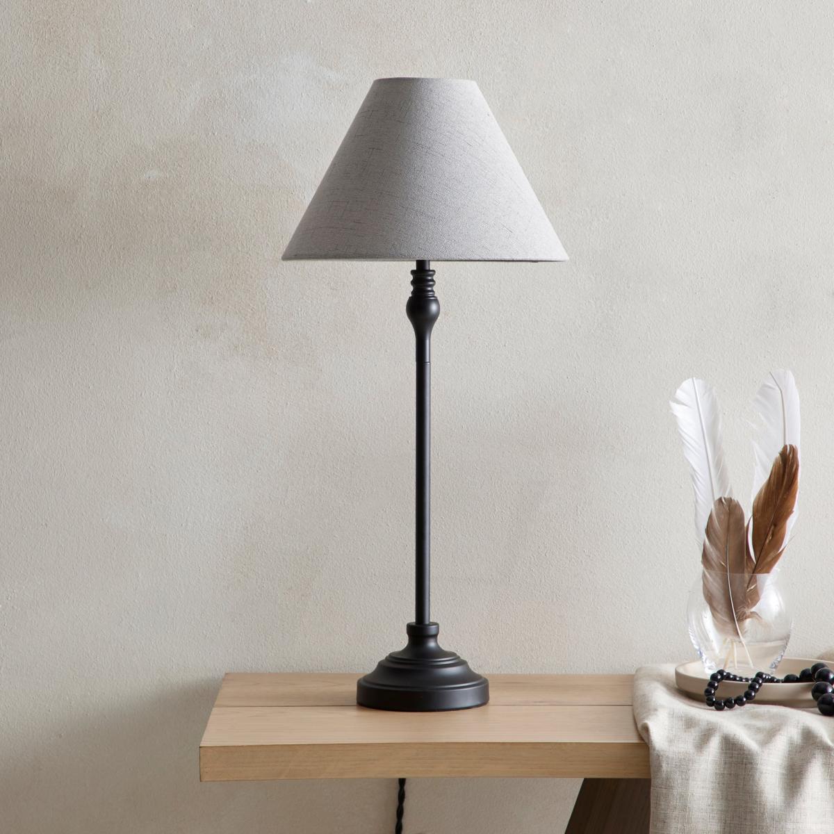 Dorma Bedford Table Lamp Black Black – image 2
