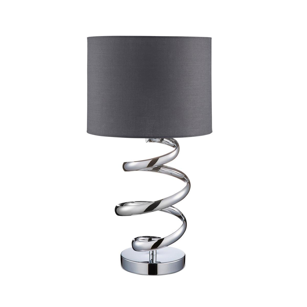 Etta Chrome Touch Dimmable Table Lamp Grey – image 5