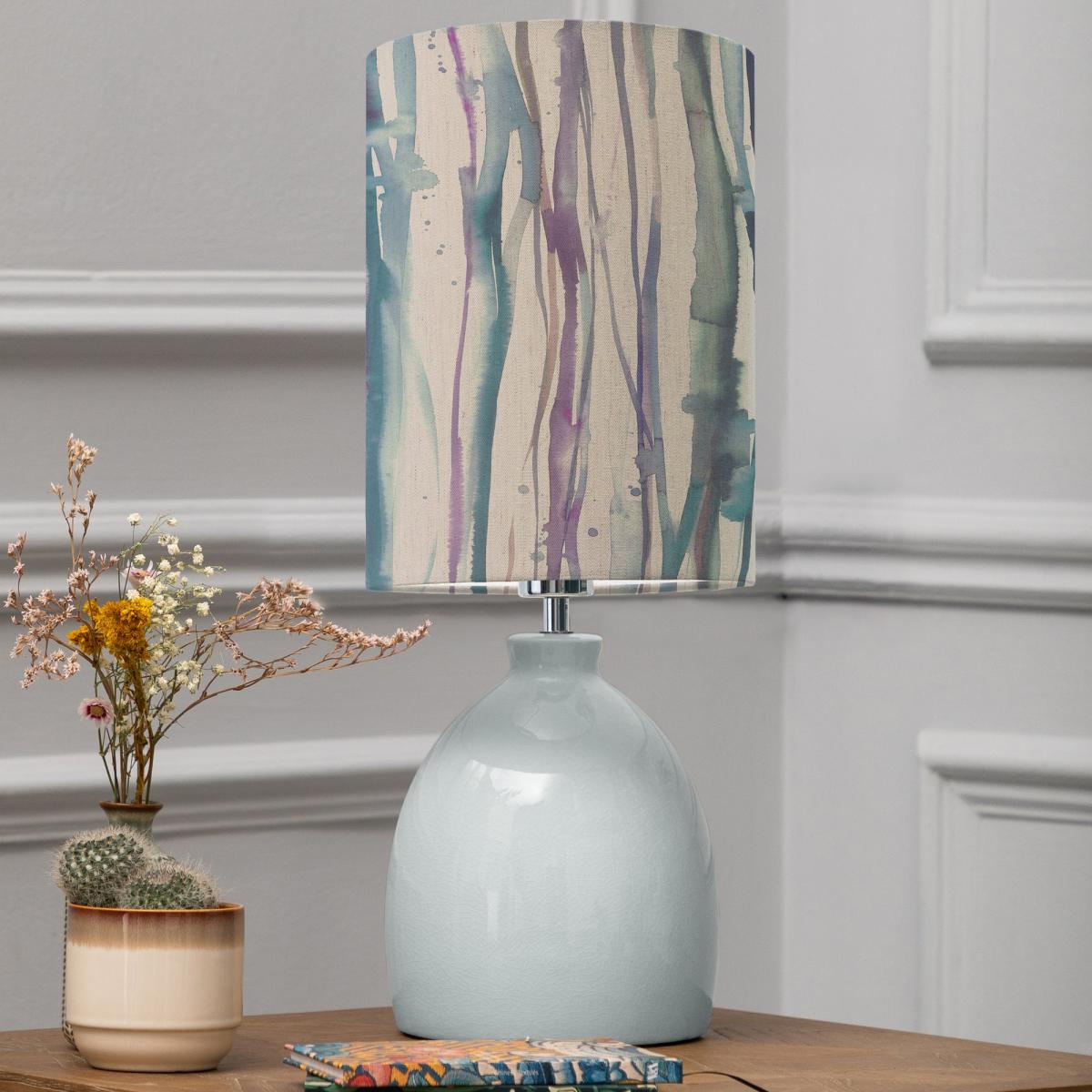 Leura Table Lamp with Falls Shade Falls Indigo Blue – image 1