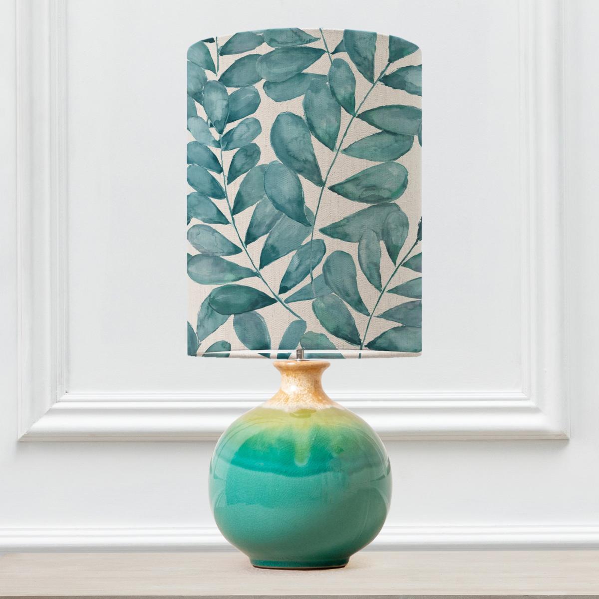 Neso Table Lamp with Rowan Shade Rowan Aqua Blue – image 2