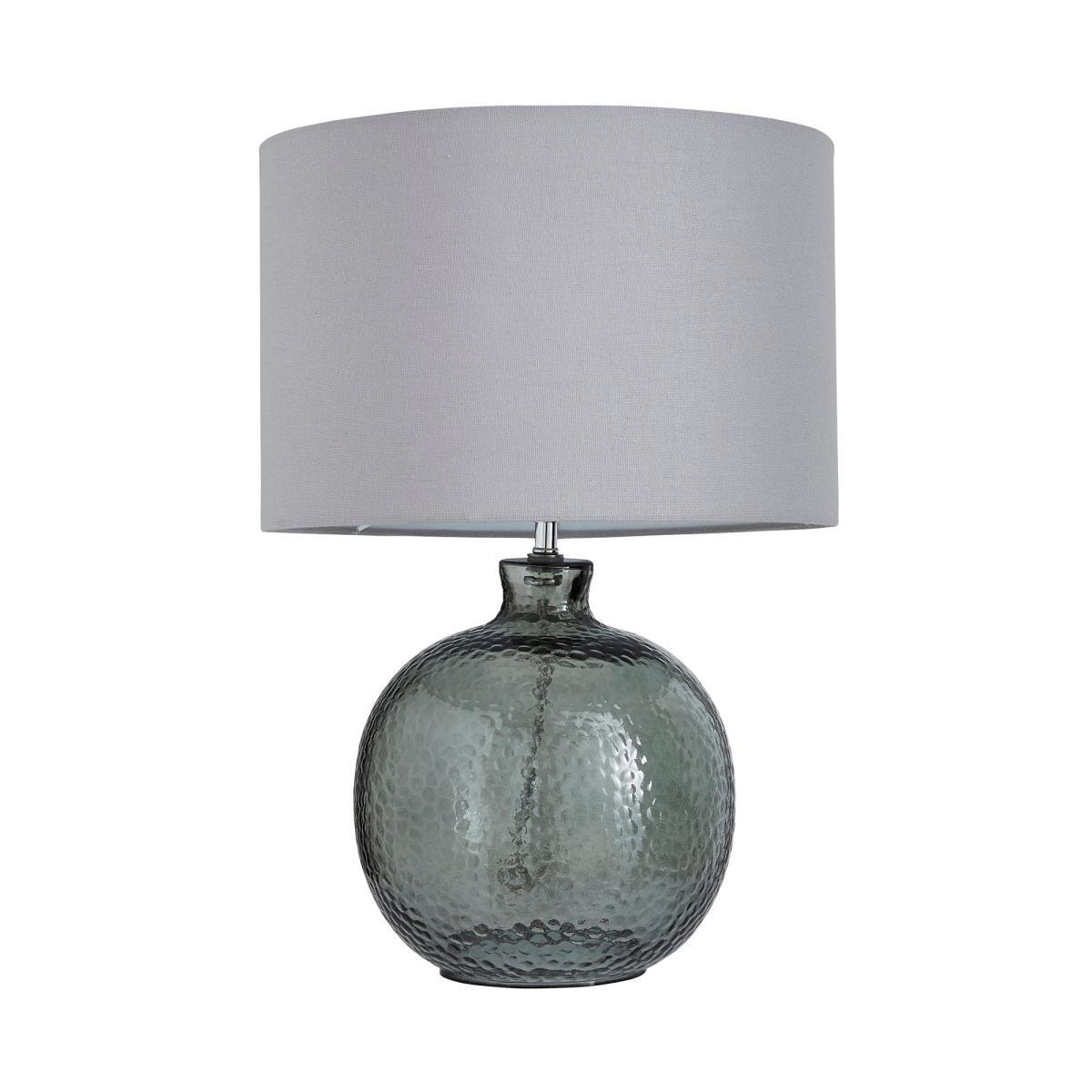 Georgia Mottled Glass Table Lamp Grey – image 5