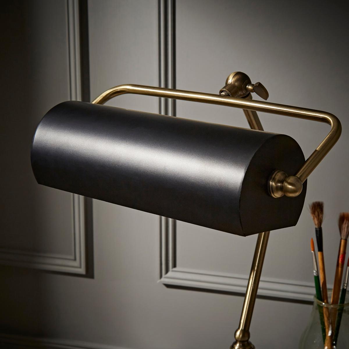 Banker Desk Lamp Black – image 4