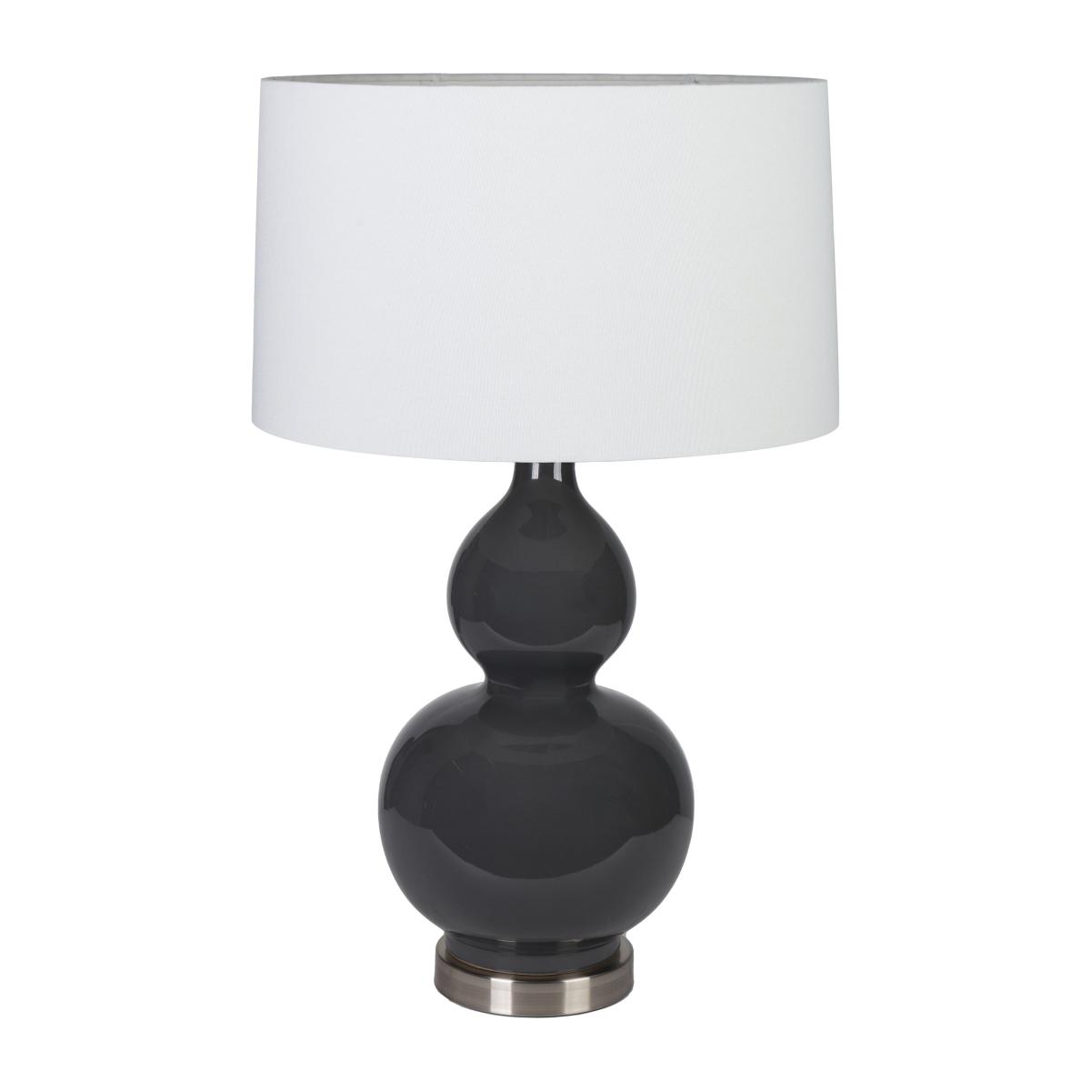 Gatsby Ceramic Table Lamp Grey – image 2