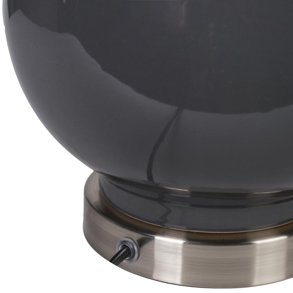 Gatsby Ceramic Table Lamp Grey – image 5